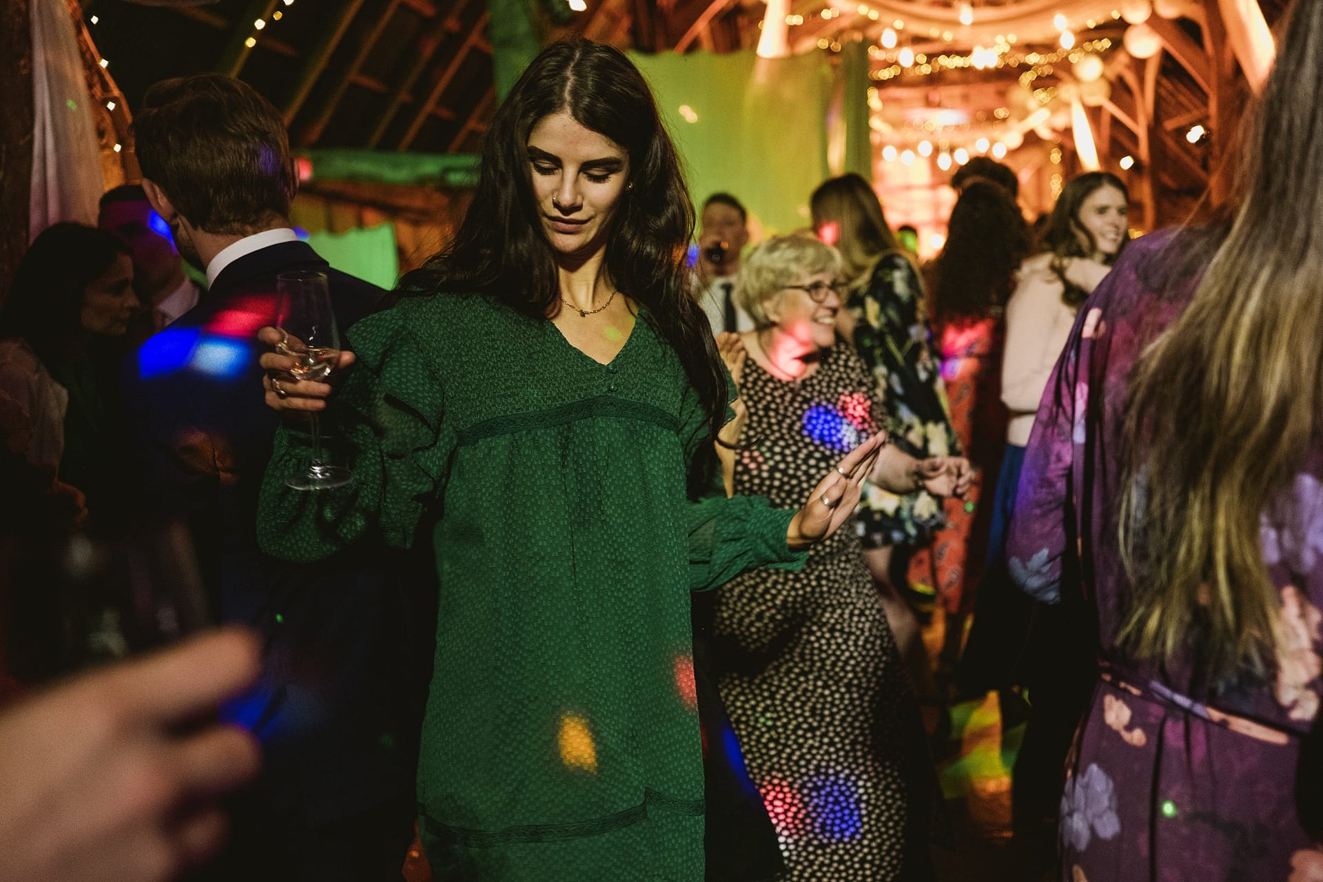 Alpheton Barns suffolk dance floor