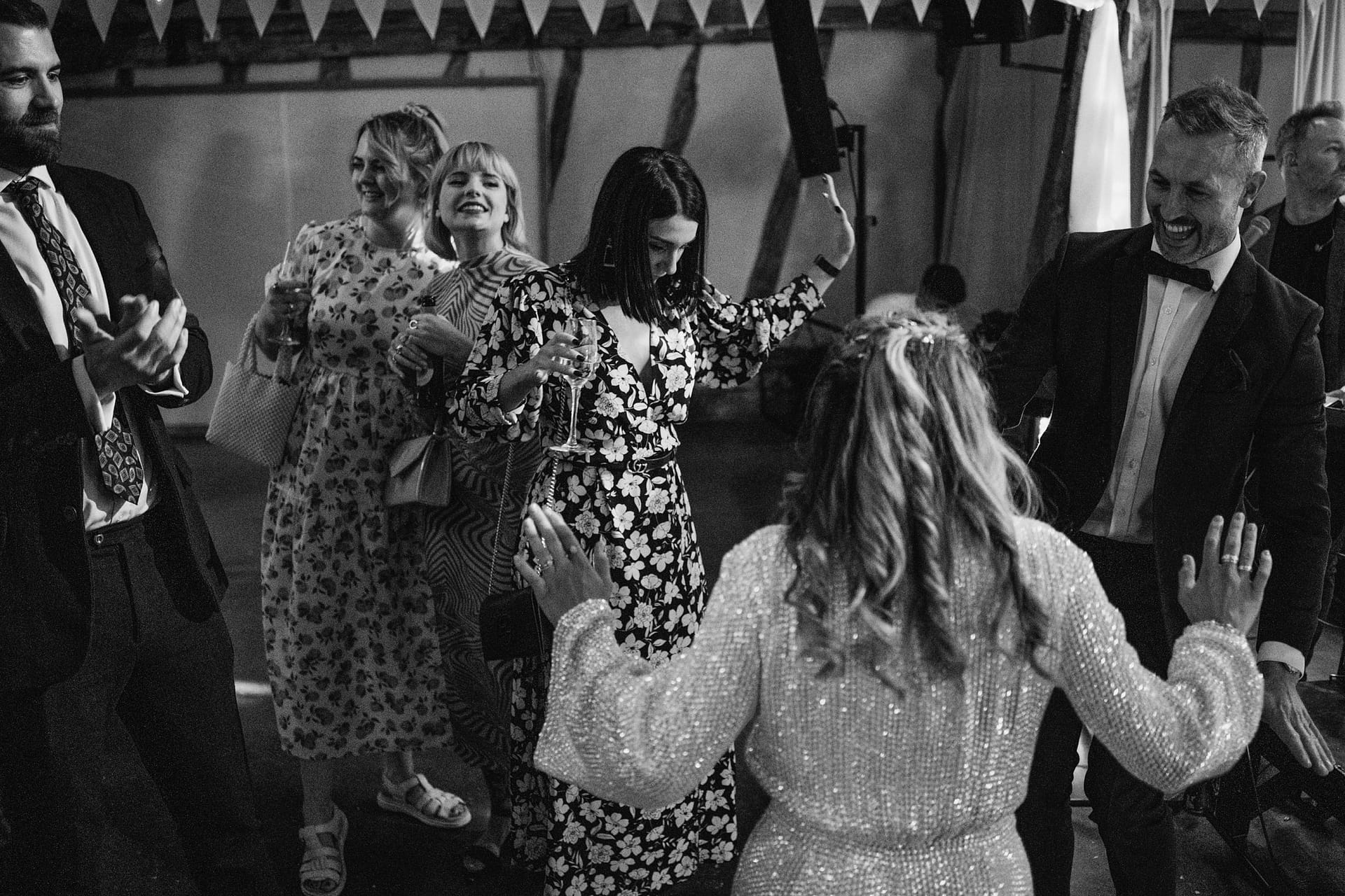 Alpheton Barns dance floor reception