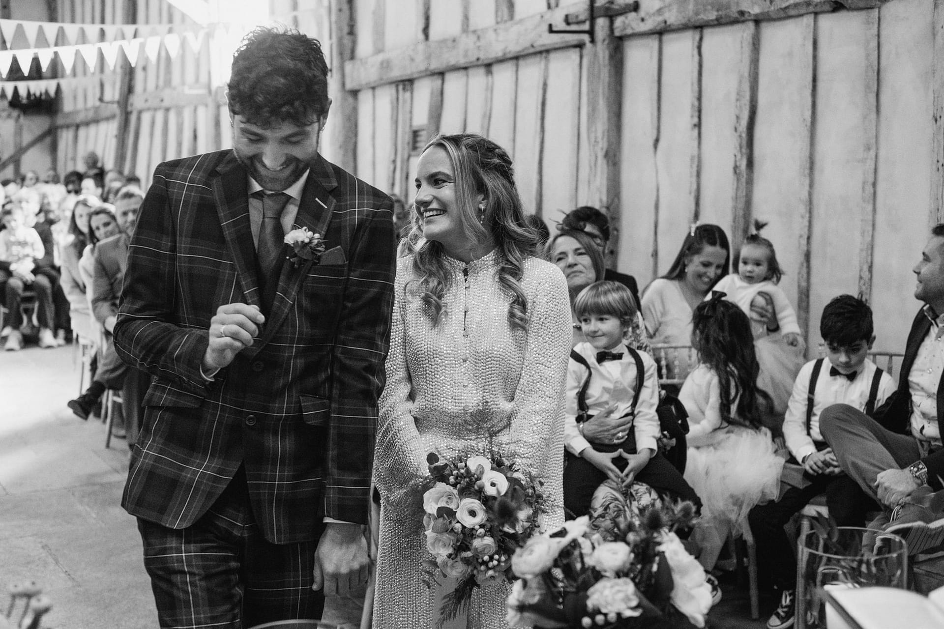 Alpheton Barns suffolk wedding ceremony