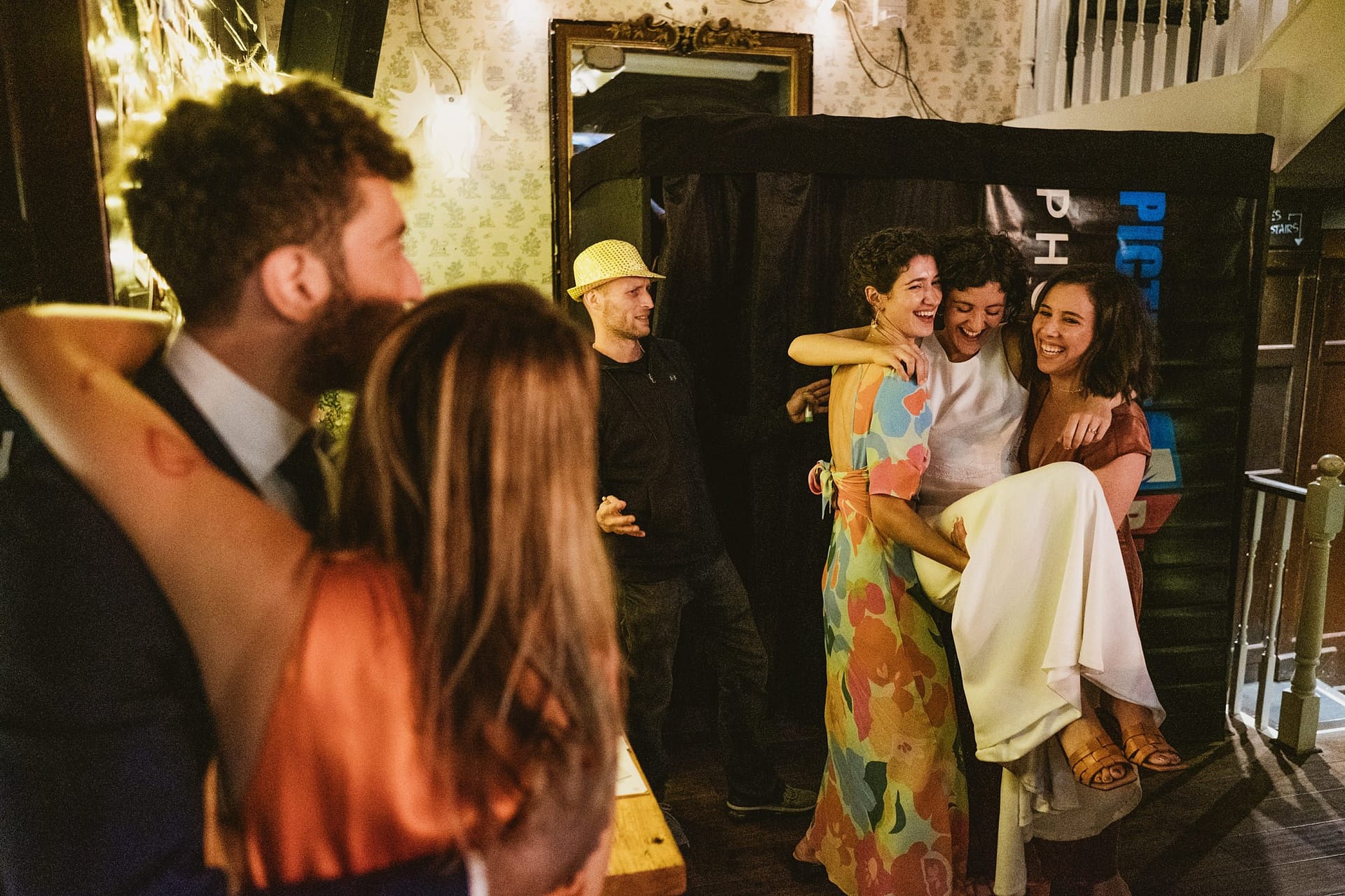 london pub weddings and the photo booth