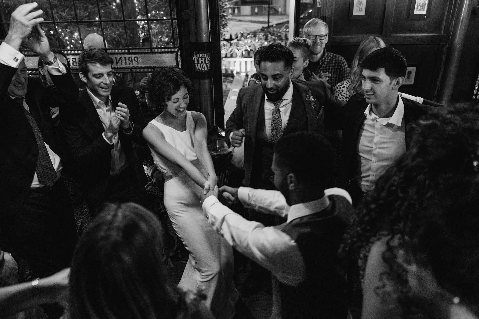 bride and groom dancing at Prince Albert Camden