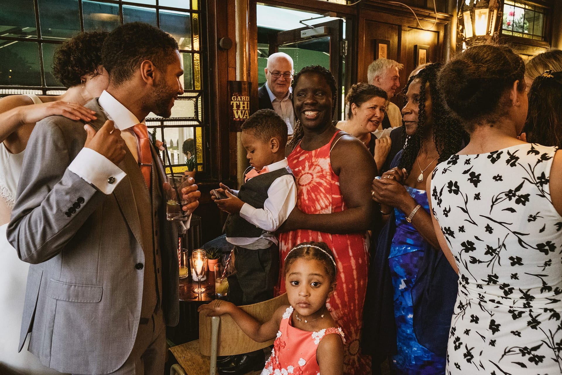 natural groupings at Prince Albert pub in Camden