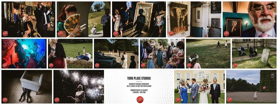 a collection of images that won The Masters of Wedding Photography