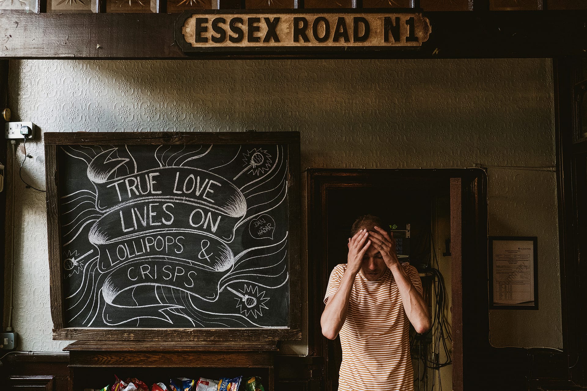 Groom prep at Island Queen Islington