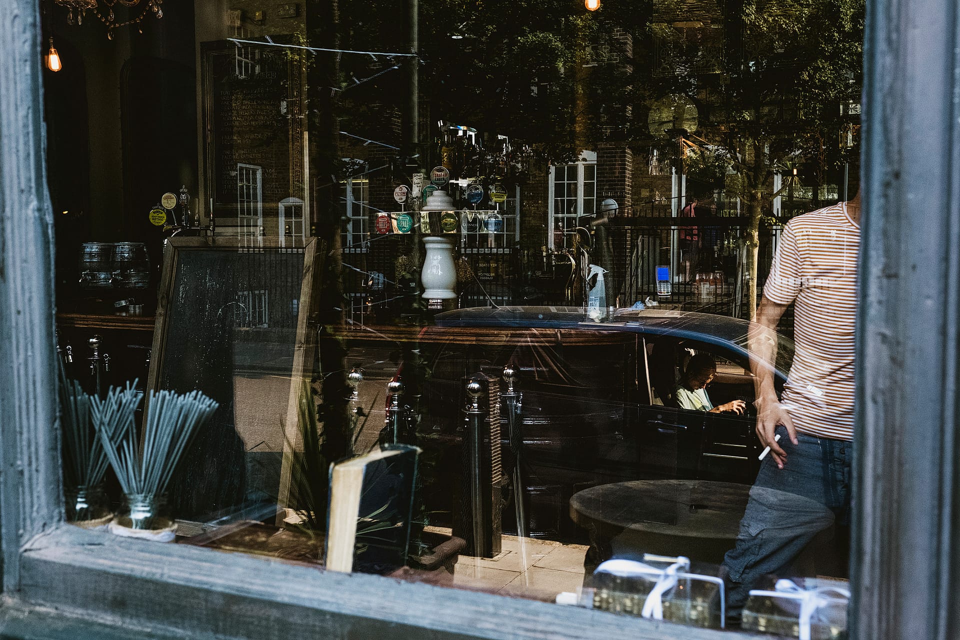 Islington reflection Wedding Photograph