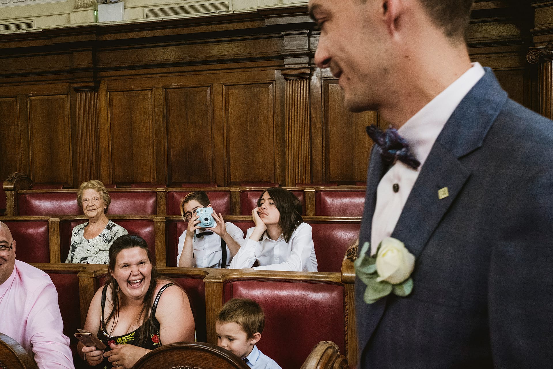 Islington Town Hall Documentary Wedding Photographer