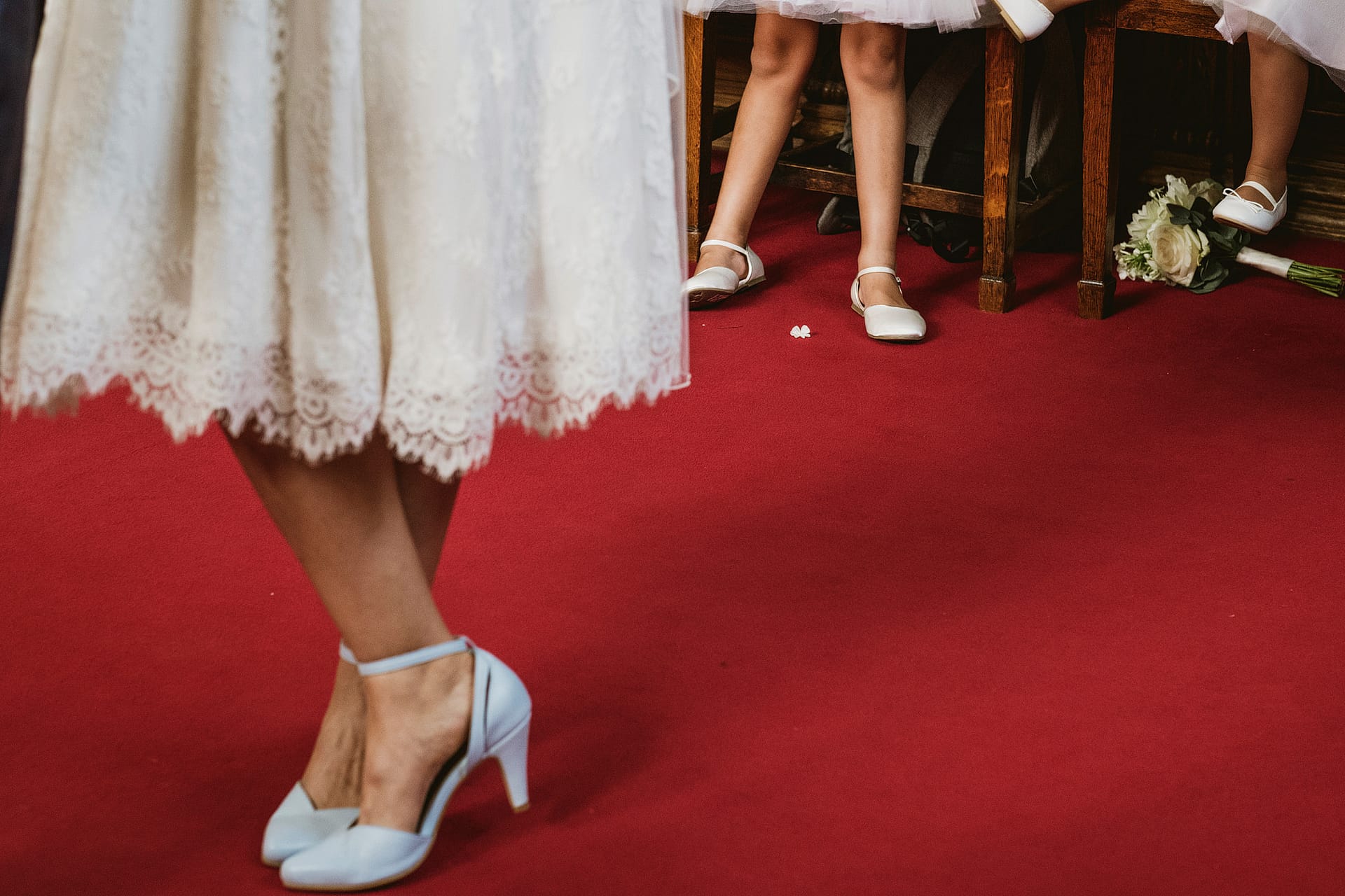 Wedding shoes Islington town hall