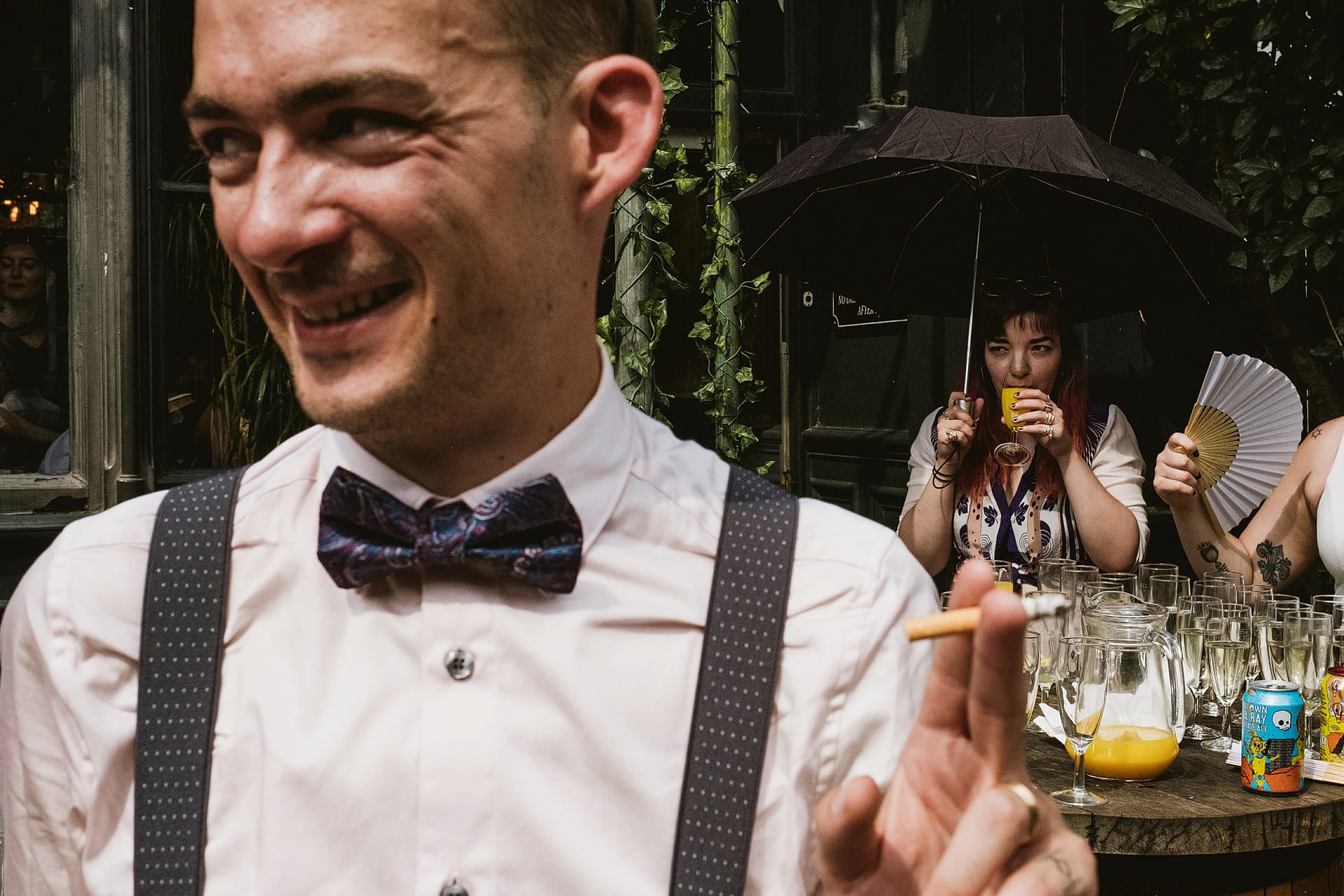 Street Wedding Photography, London Island Queen