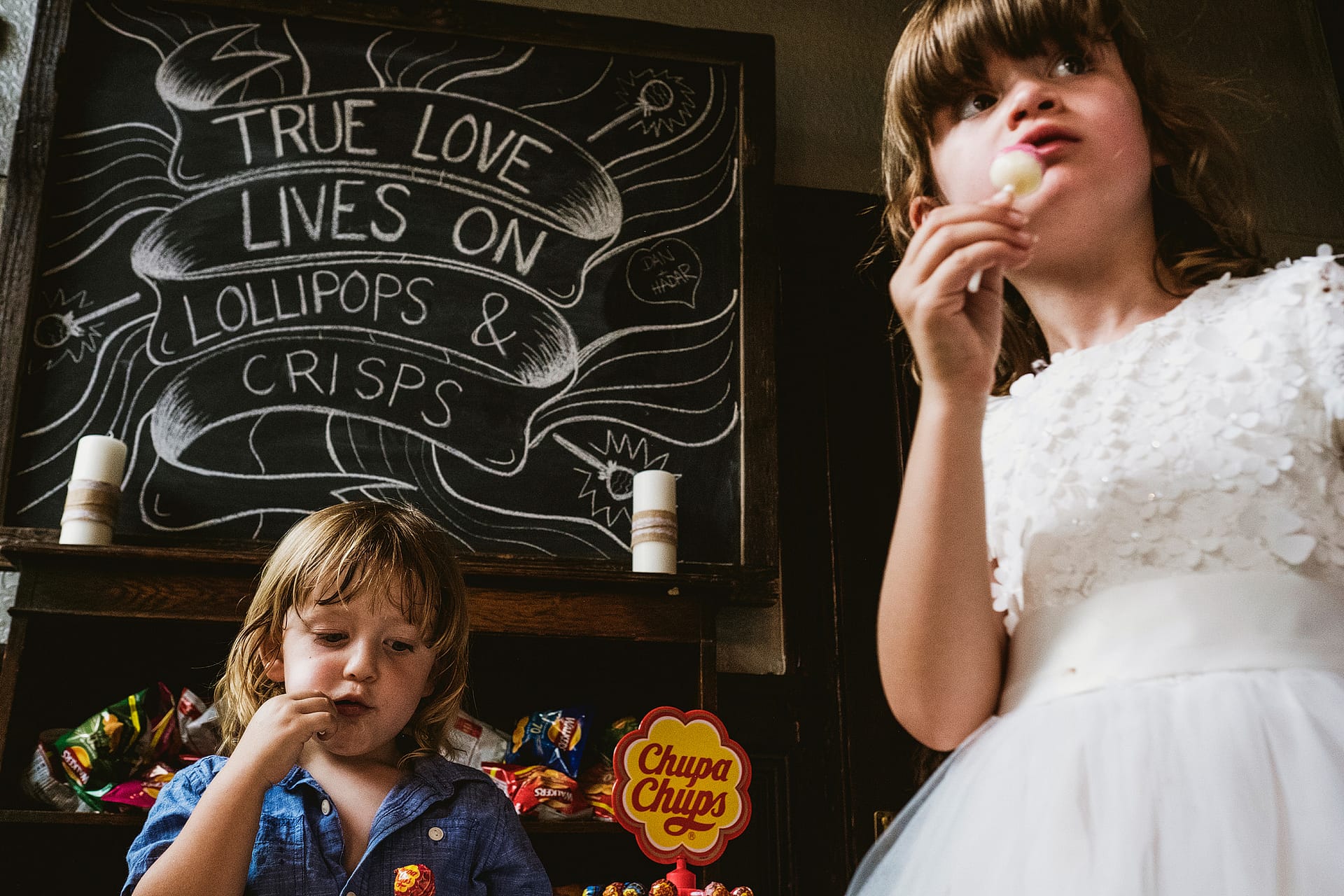 True Love lives on lollipops and crisps