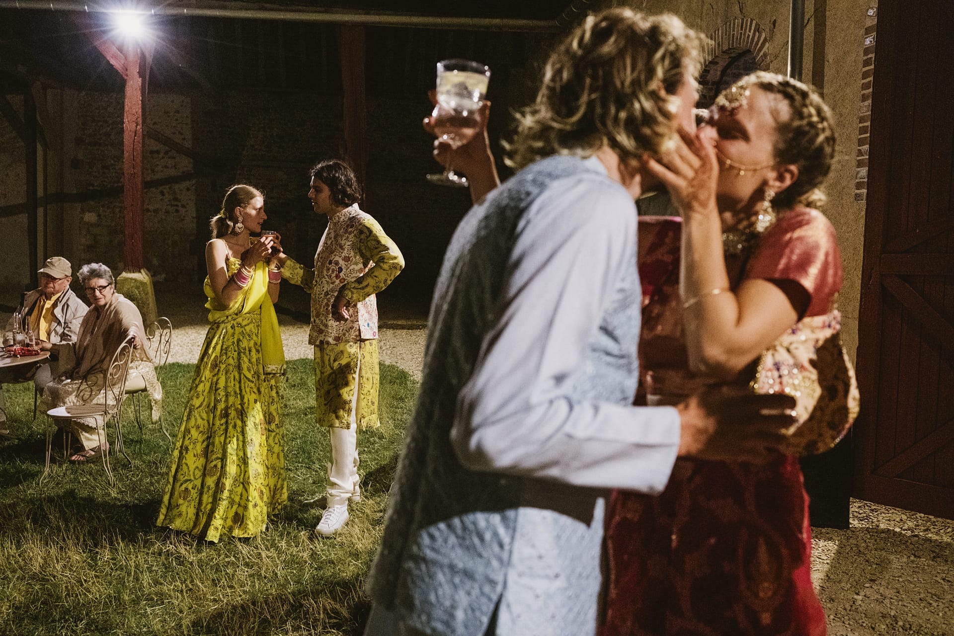 Indian wedding reception at Chateau du Fey in France