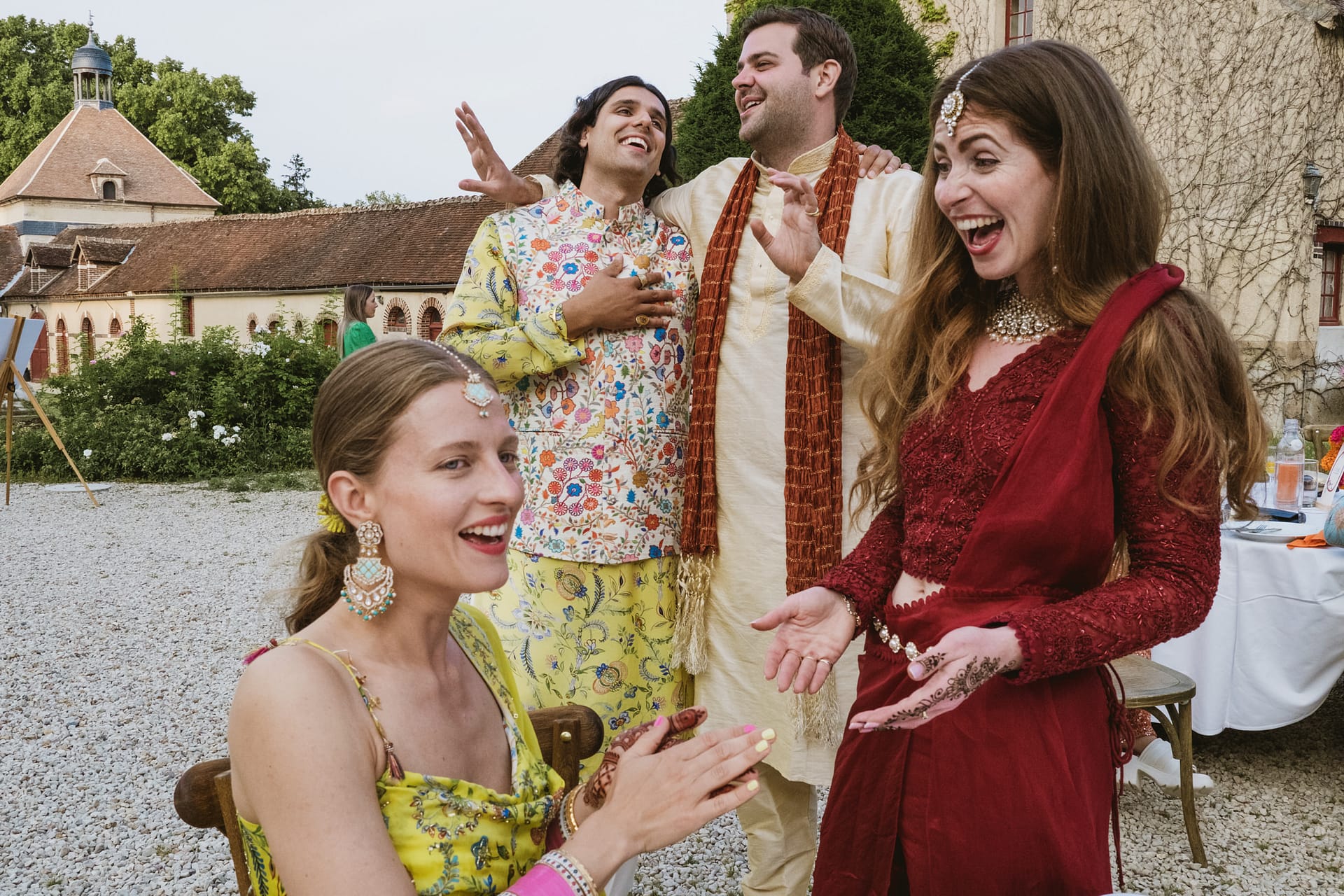 Hugs and happiness at Chateau du Fey in France
