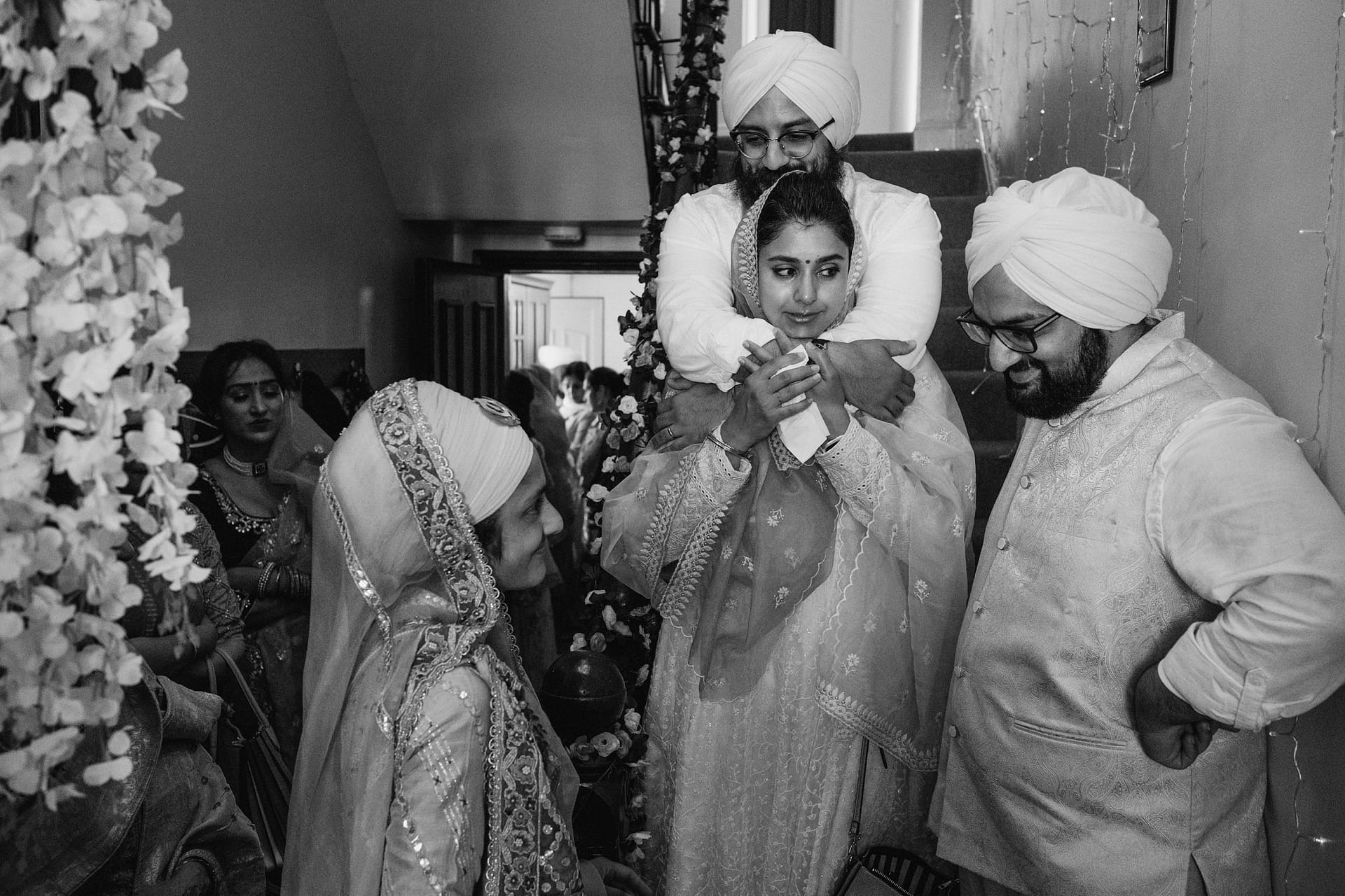 Celebration of a traditional wedding ceremony.