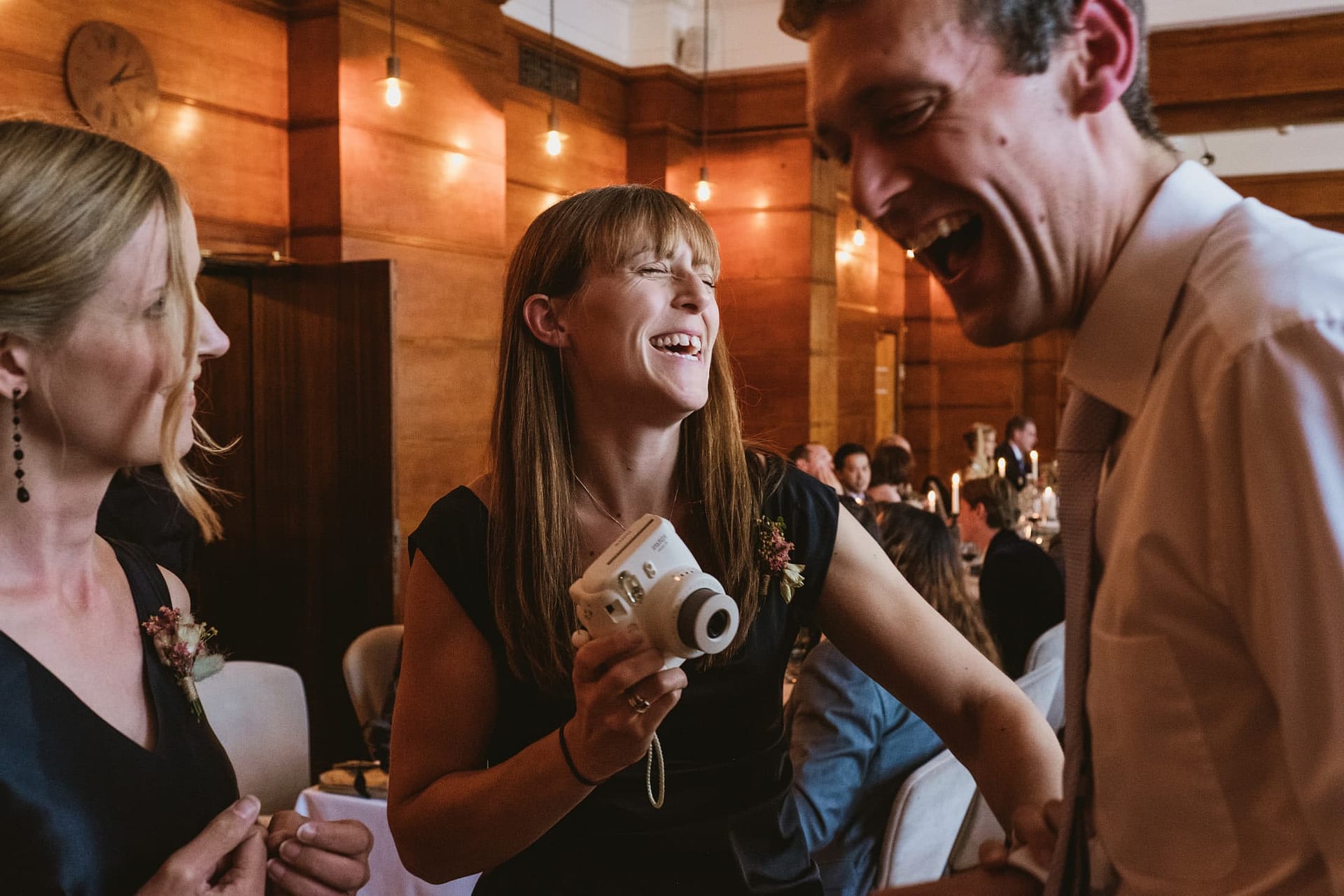 Town Hall Hotel London guests at a wedding