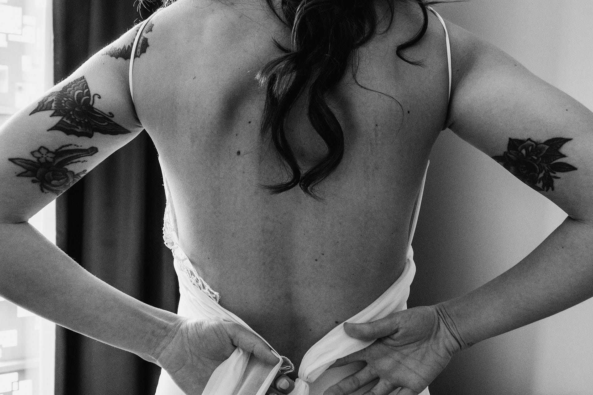 Town Hall Hotel bride getting ready