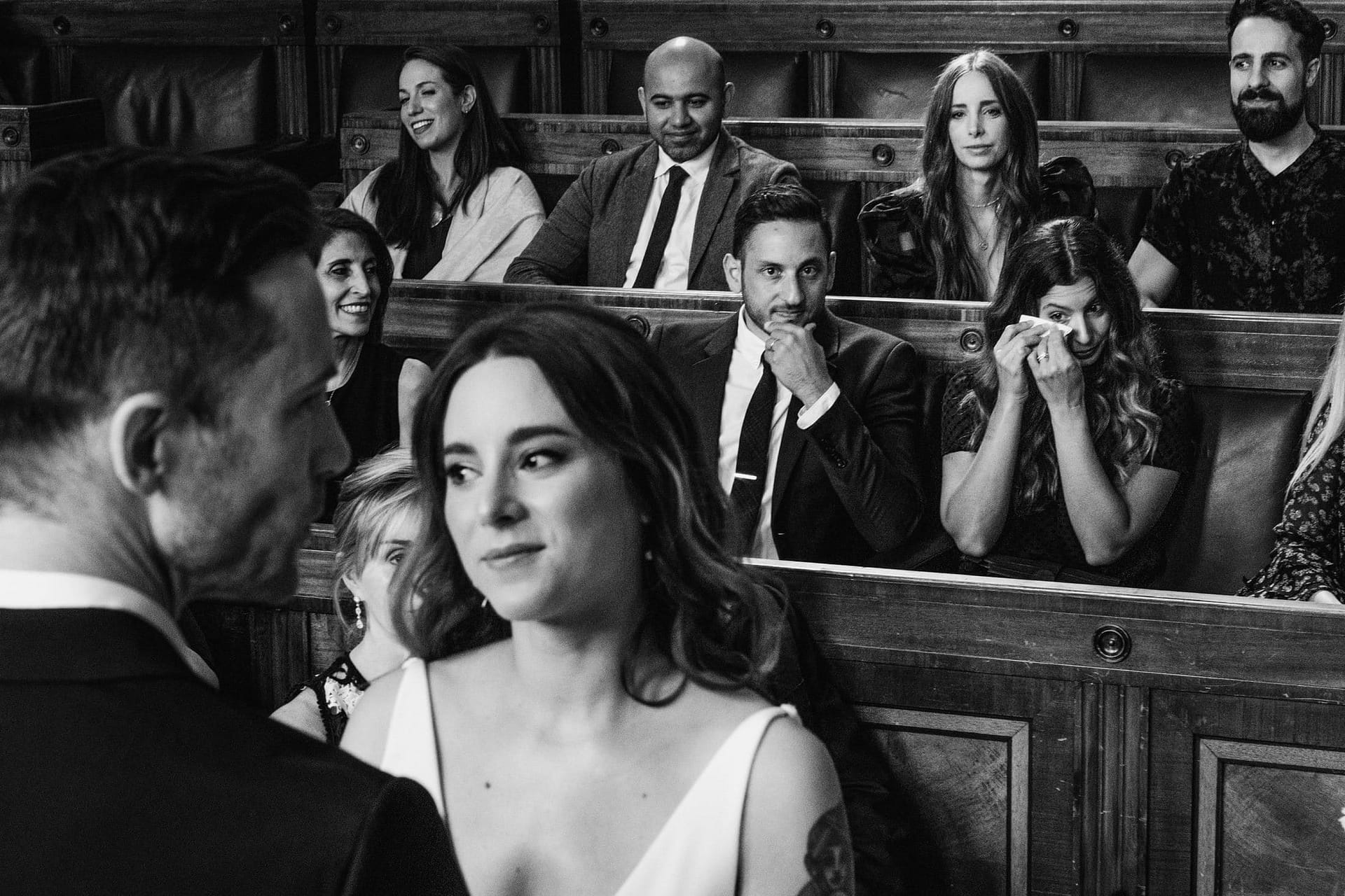 bride and groom ceremony Town Hall Hotel London