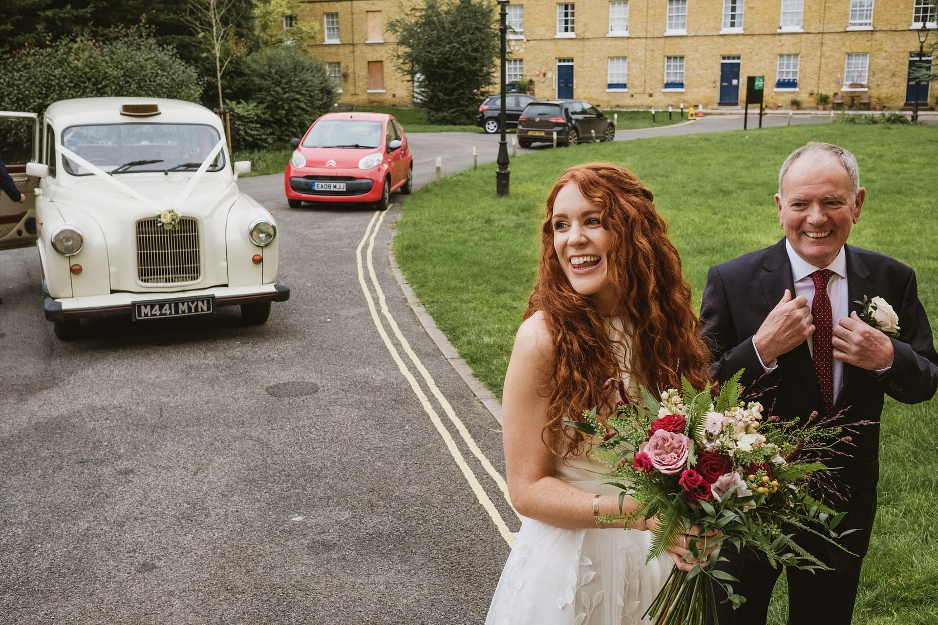 entrance of the bride at asylum chapel