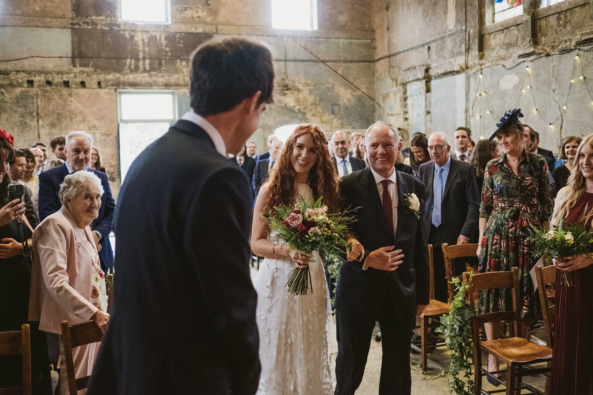 bride entrance at the asylum chapel