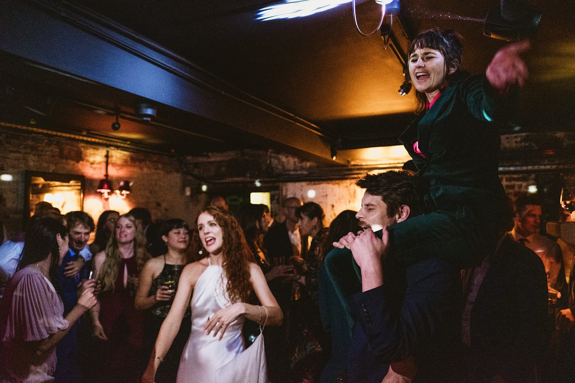 bride on the dance floor at brunswick house