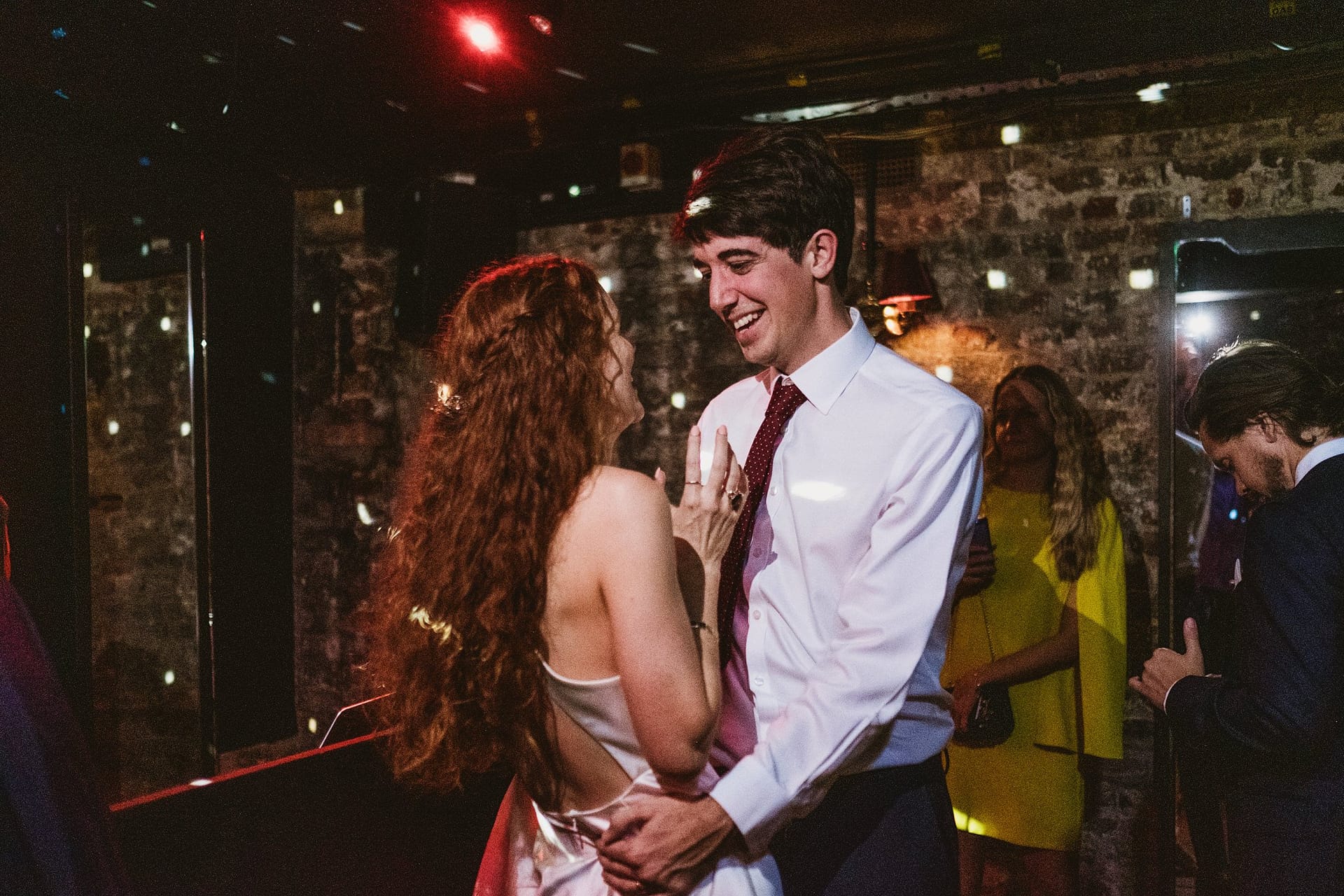 bride and groom first dance at brunswick house