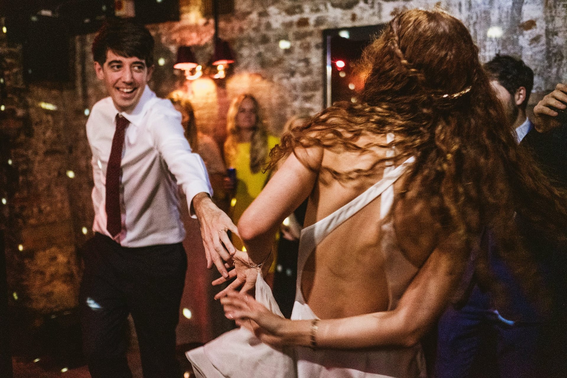 bride and groom first dance at brunswick house