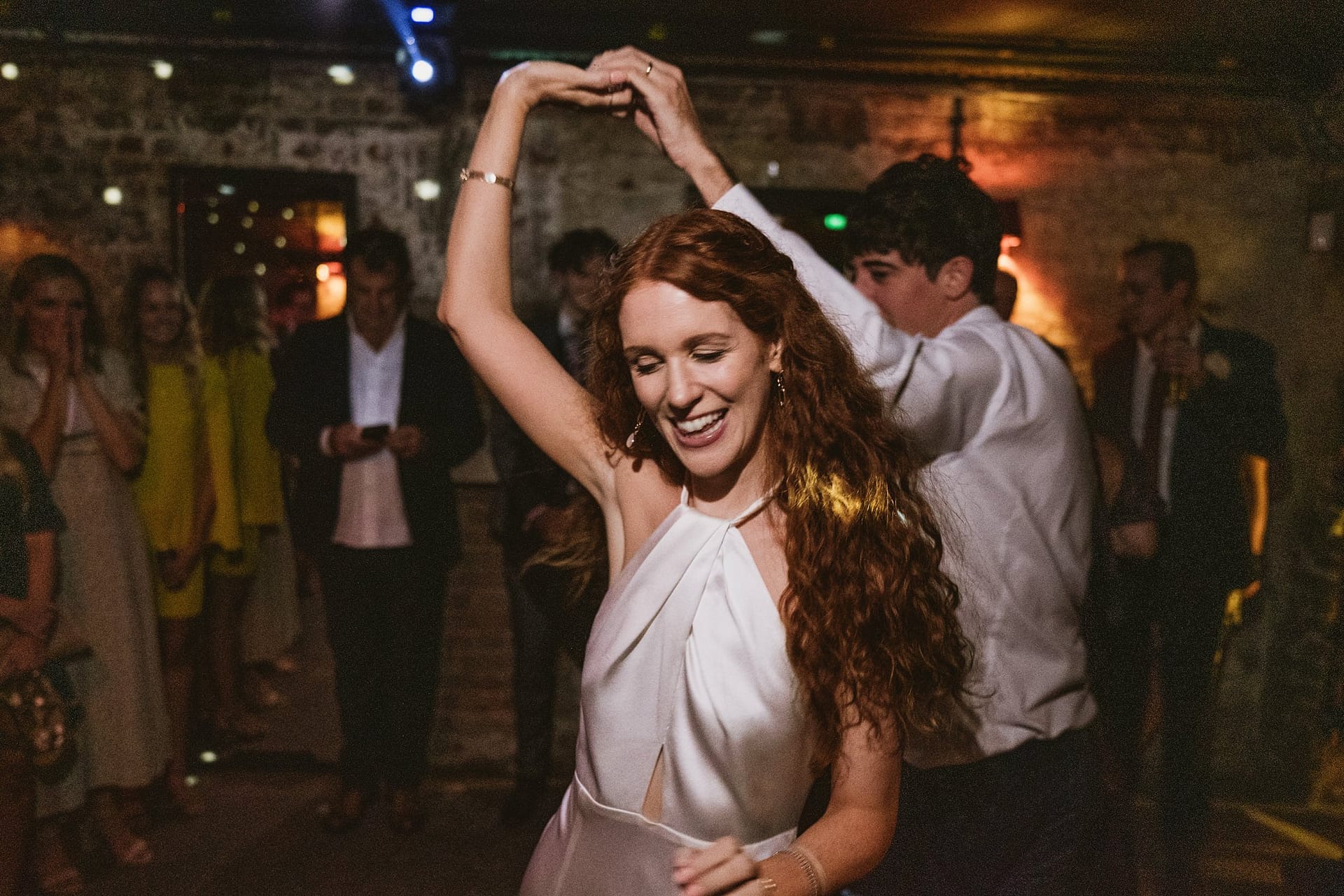 bride and groom first dance at brunswick house