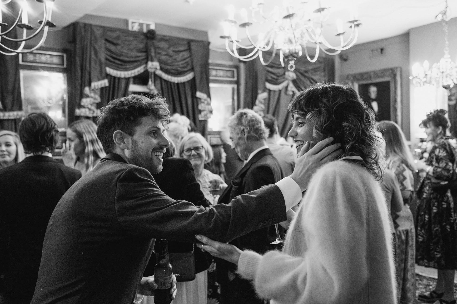 wedding guests at brunswick house