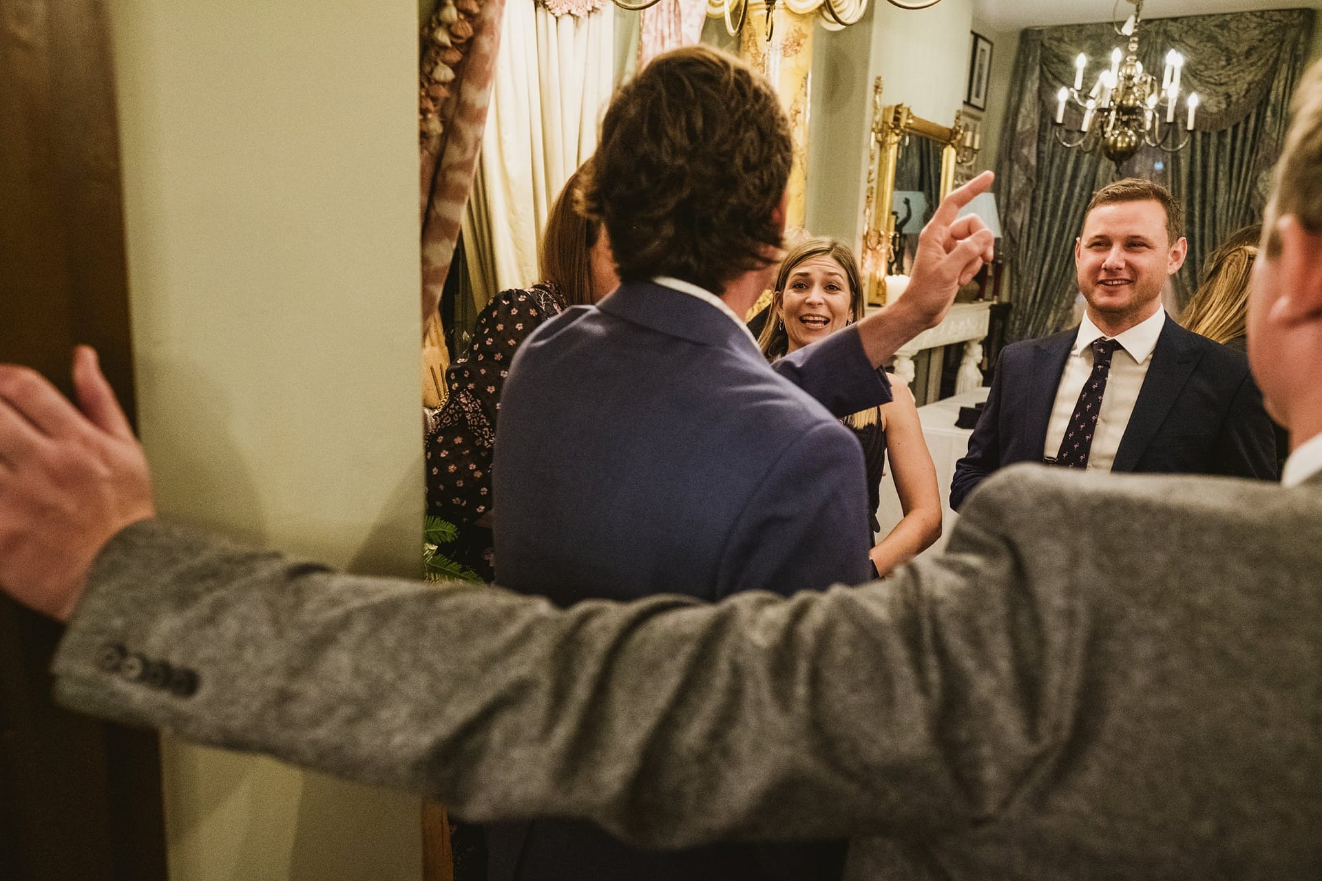 wedding guests at brunswick house