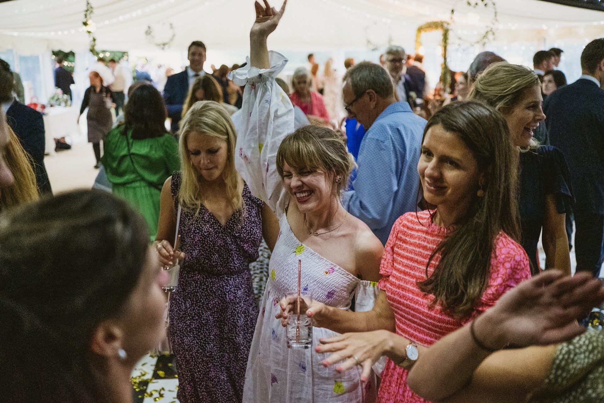 People dancing and having fun at a party