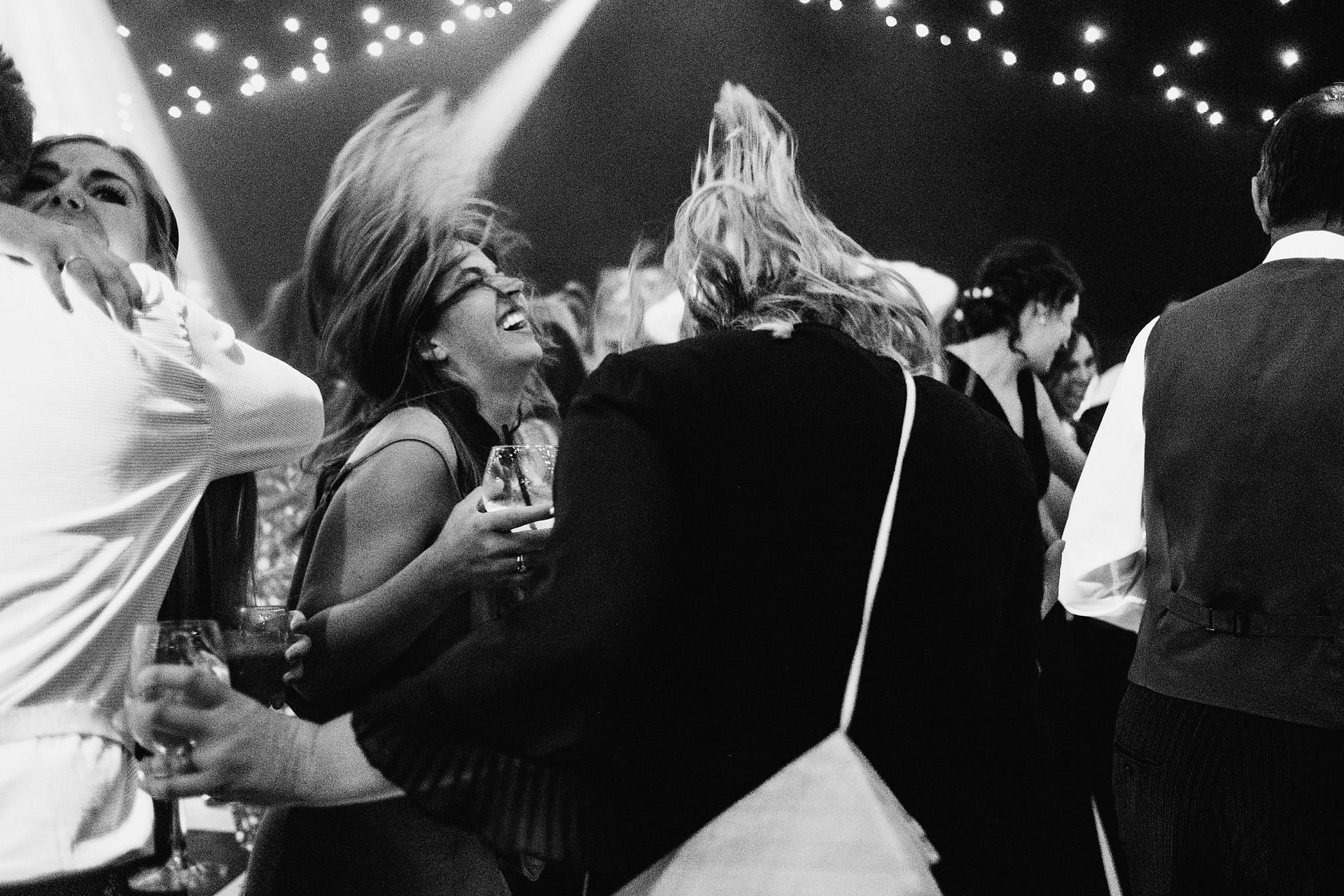 bride dancing at wedding reception
