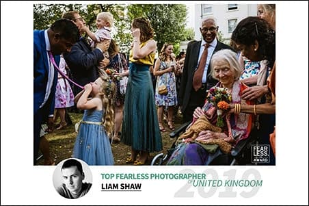Fearless Award winning London documentary wedding photographers