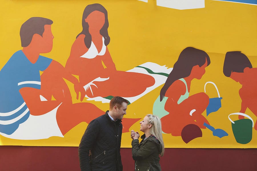 Scarborough Seaside Engagement Shoot