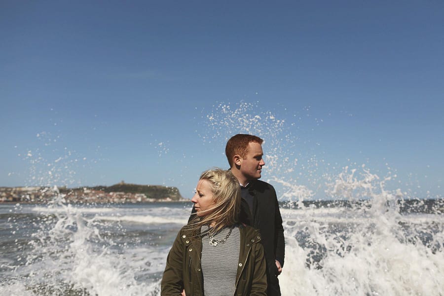 Scarborough Seaside Engagement Shoot