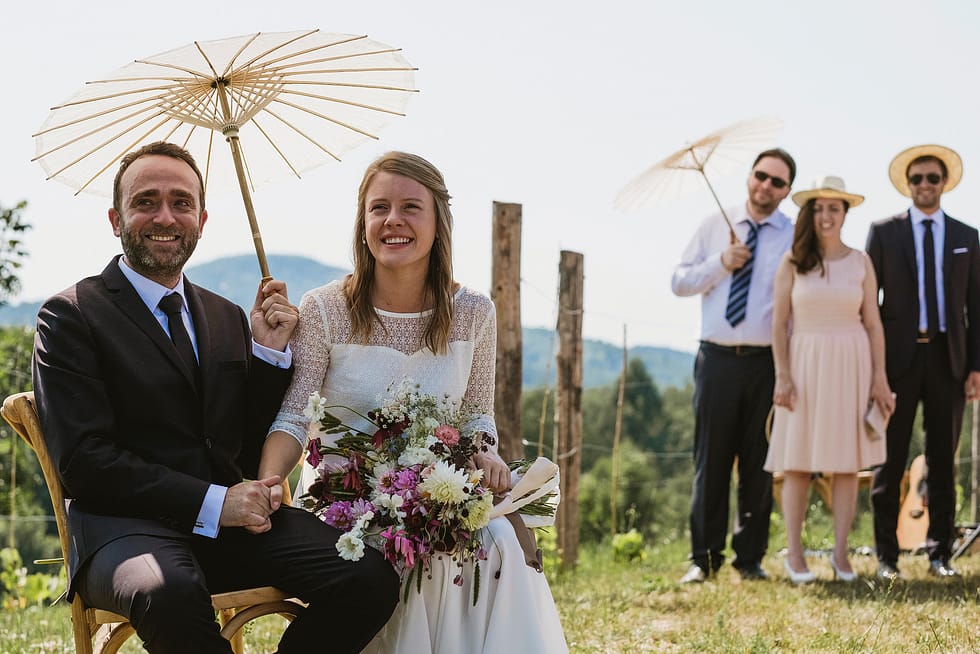 Split frame wedding photograph by York Place Studios