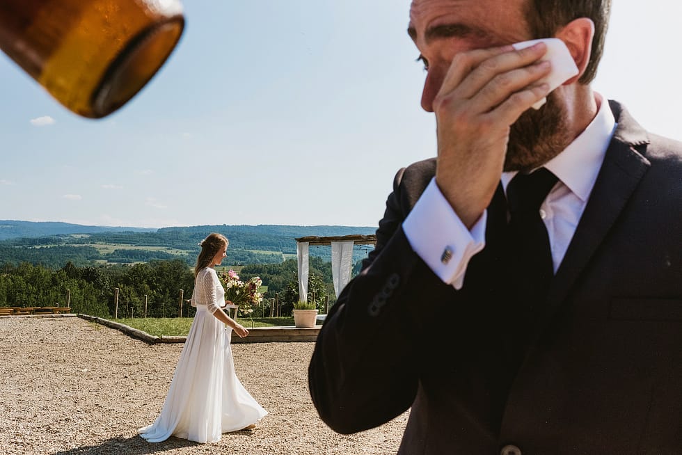 Abstract wedding photograph, Villa Love