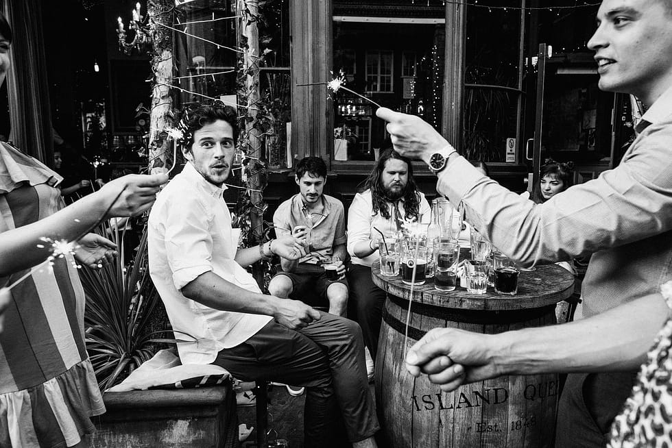 Island Queen Pub Wedding Photographers